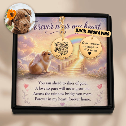 Pet Portrait Keychain